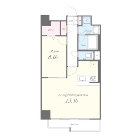 N residence SUMIYOSHIの物件間取画像